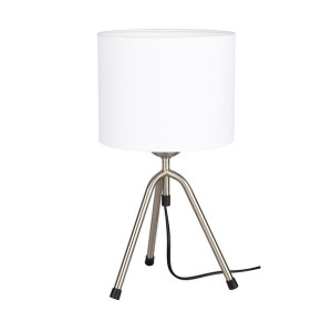 Tami Lampa Stołowa 1xe27 Max.60w 3.0 Satyna/czarny/biały