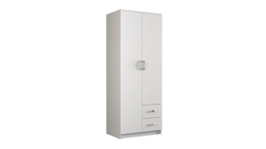 Szafa Romana 80 Drzwi 2 Szuflady 80cm Biała