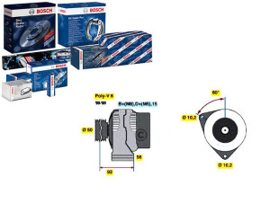 Alternator (14v 150a) Mercedes S (c140) S (c215) S