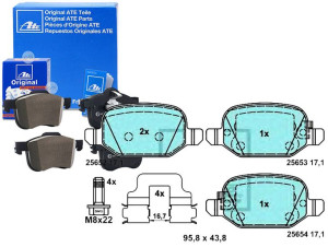 Klocki Hamulcowe Ceramiczne Fiat 500l 0.9-1.6d 09.