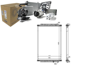 Chłodnica Silnika Rvi Magnum Dxi12/dxi13 10.04- Ni