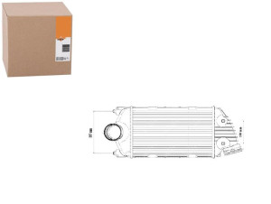Intercooler Porsche 911 3.6/3.8 09.09-12.12 Nrf