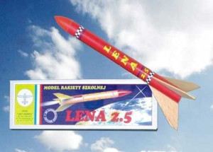 Rakieta Lena 2.5 ze spadochronem MODEL LATAJĄCY