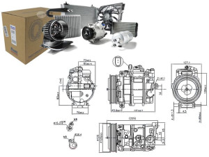Sprężarka Klimatyzacji Porsche 911 911 Targa Boxst