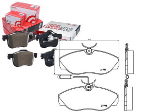 Klocki Hamulcowe Fiat Ducato 10 14 94-99 Brembo