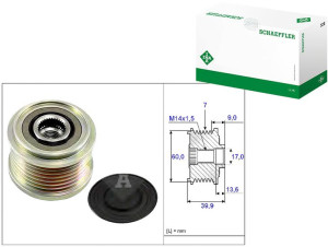 Koło Pasowe Alternatora Mini One 1,4d 03-06 Ina