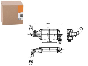 Intercooler Opel Astar G 00- Nrf