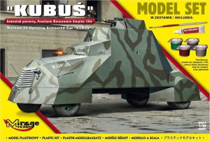 Model do Sklejania Samochód Pancerny KUBUŚ 1944