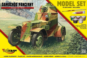 Model do sklejania Samochód Pancerny + farby