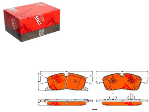 Klocki Hamulcowe Jeep Przód Grand Cherokee 3,0-6,4