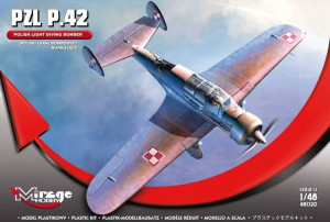 Model do Sklejania Samolot Bombowiec PZL P.42
