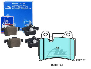 Klocki Hamulcowe Ceramiczne Vw Touareg 2.5d-6.0 10