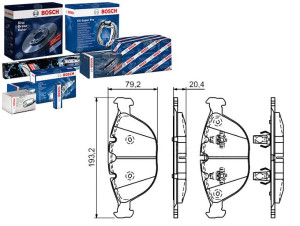 Klocki Hamulcowe Bmw X5 (e53) 4.4/4.6/4.8 10.01-10