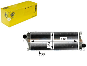 Intercooler Chłodnica Powietrza Doładowującego [hella]