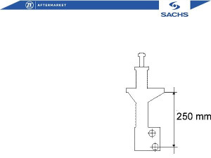 Amortyzator P Rover Montego 1.6-2.0d 84- Sachs
