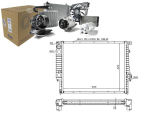 Chłodnica Silnika Bmw 3 (e36) 2.0/2.5/2.8 09.90-11