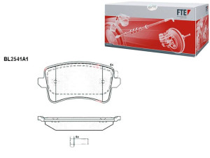 Klocki Hamulcowe Audi A4 A5 Q5 17.7mm Wva24606 Kpl