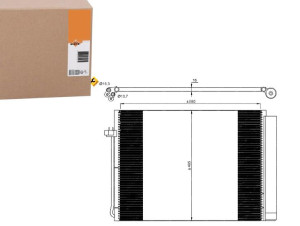 Skraplacz Klimatyzacji Bma X5 X6 E70 71 07- Nrf