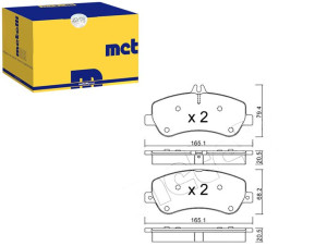 Klocki Hamulcowe Mercedes Glk X204 08- Metelli