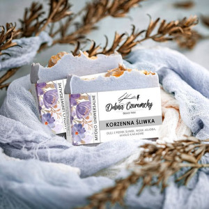 Dolina Czeremchy, Naturalne mydło uniwersalne Korzenna Śliwka, 90g