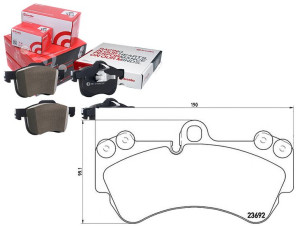 Klocki Hamulcowe Vw Touareg 02- Brembo