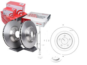 Komplet Tarcz Hamulcowych [brembo]