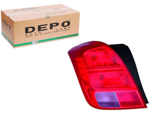 Lampa (na Żarówki Kolor Szkła Czerwony) Chevrolet