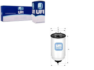 Filtr Paliwa Diesel Ufi