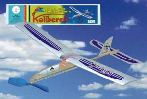 KOLIBEREK latający samolot do sklejania dla począt