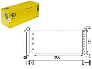 Nagrzewnica Hella 38358901 A00 Ms6399 H4681