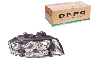 Reflektor Audi A4 B6 00-05 Pr Przezroczysty Depo