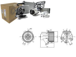 Dmuchawa Smart Fortwo 0.8d/1.0/electric 01.07- Nis