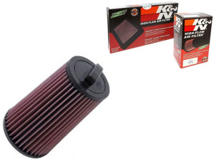 Sportowy Filtr Powietrza Wys.: 244mm Kształt: Okrą