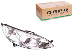 Reflektor Peugeot 407 03.04-07.05 Pr Depo