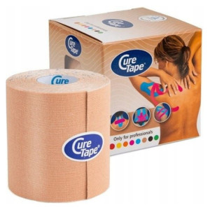 Tejpy Taśma Kinesiotaping Curetape 7,5cm Mocne Pro