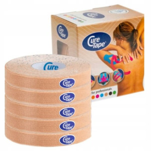 PLASTRY KINESIOTAPING CureTape Classic 1cm x 5m