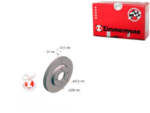 Tarcze Hamulcowe 2szt Ford Focus 98-04 Zimmermann