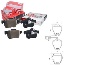 Klocki Hamulcowe Audi A8 2.5-6 0 98- Brembo