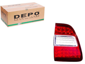 Lampa (część Wewnętrzna Kolor Szkła Czerwony) Tere