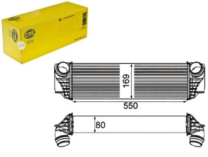 Intercooler Chłodnica Powietrza Doładowującego [hella]