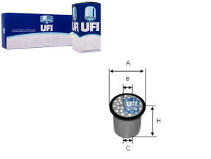 Filtr Paliwa Diesel Ufi