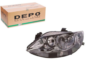 Reflektor Seat Ibiza Iv 03.08-> Le (chromowy) Depo