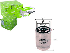 Filtr Paliwa Volvo S60/s80/v70 2.4 F5 Td 01- Valeo