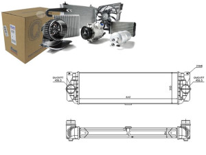 Intercooler Mercedes Sprinter 3 5-t (906) Sprinter