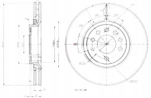 Tarcze Ham. 2szt Opel P. Vectra C 02- 2.8 3.2 V6 3.0cdti Maxgear
