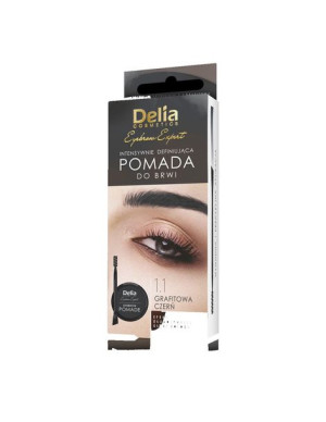 DELIA Pomada do brwi 1.1 GRAFITOWA CZERŃ