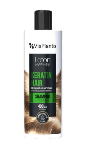 VisPlantis Szampon do włosów Keratin Hair 400 ml