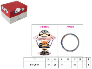 Termostat Kia 82c 1,0 1,1 Eps