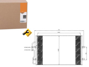 Skraplacz Klimatyzacji Fiat Scudo Jumpy 806 Nrf