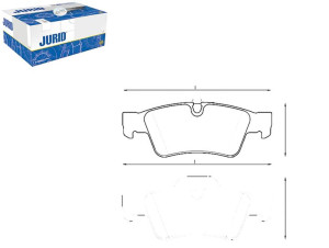 Klocki Hamulcowe Ceramiczne Mercedes Gl (x164) M (